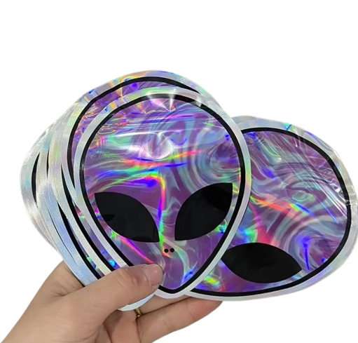 10/20pcs ET Alien Design Mylar Ziplock Bags