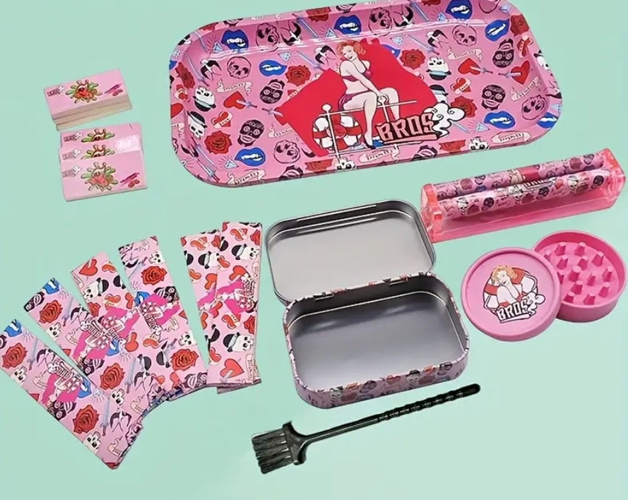 Smoking Bros Rolling Tray Set – Ultimate Starter Kit