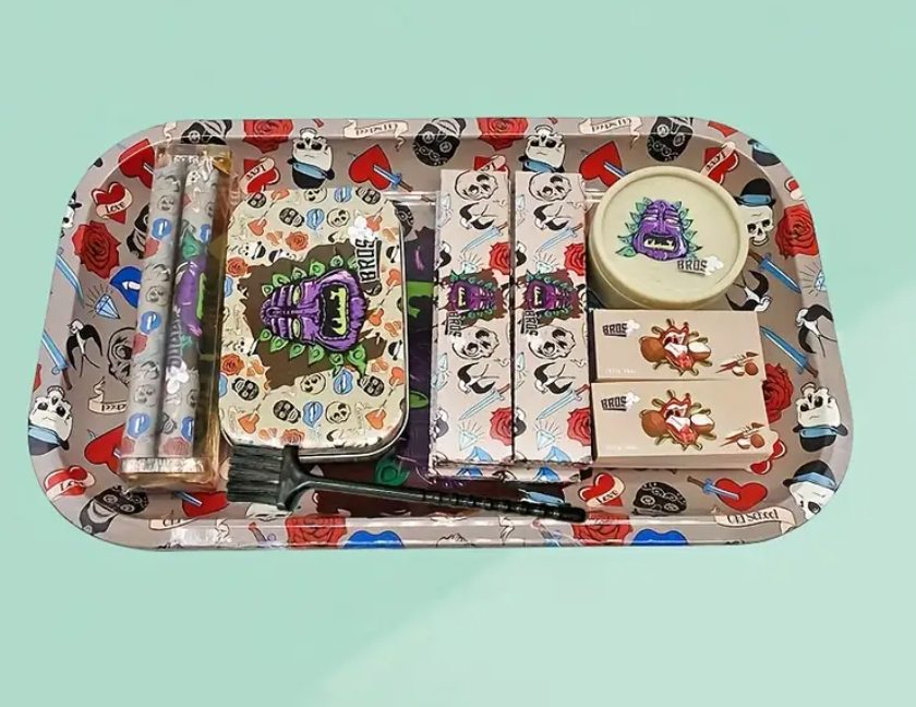 Smoking Bros Rolling Tray Set – Ultimate Starter Kit