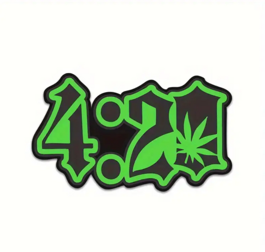 50pcs 420 Leaf Sticker