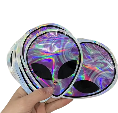 10/20pcs ET Alien Design Mylar Ziplock Bags