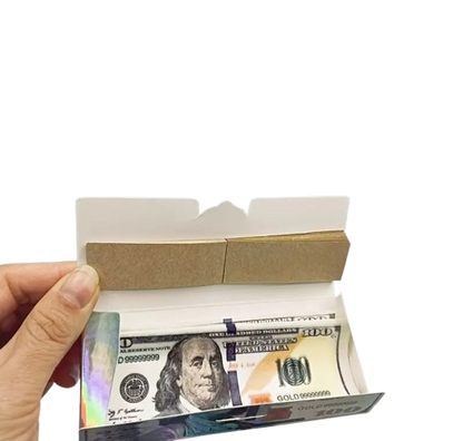 110mm Natural Cigarette Rolling Papers with Tips – Slow Burn
